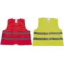 Kamizelka ostrzegawcza IWH 540313, wysoko-widoczna, fluorescencyjna poliestrowa, żółta, bezrękawnikowa odzież ochronna