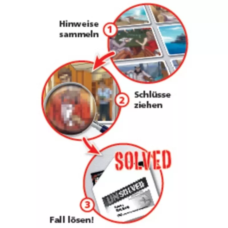 Unsolved - Tod to der Jacht, gra logiczna