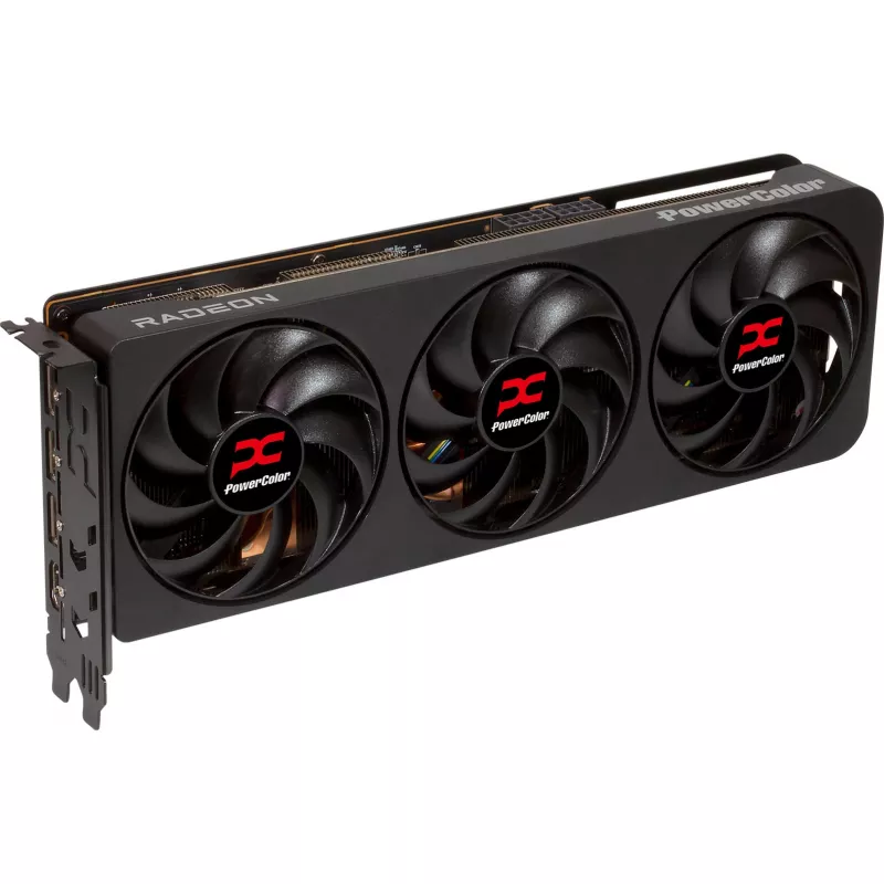 Karta graficzna MocKolor Radeon RX 9070 XT 16 GB GDDR6, PCIe x16 5.0, 256-bit, 289 mm, 3 wentylatory