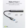 Goobay Slim 4-Port USB-Hub, USB-A na USB-C™/USB-A, USB 3.2 (74458)