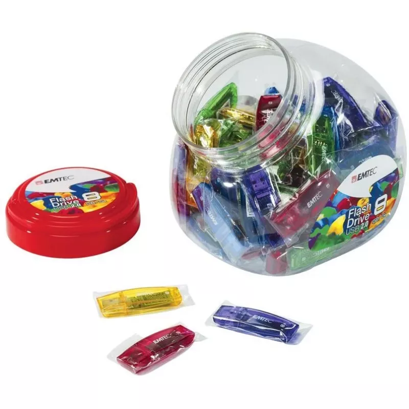 Pamięć USB Emtec 32 GB USB typu A C410 Color Mix Candy Jar