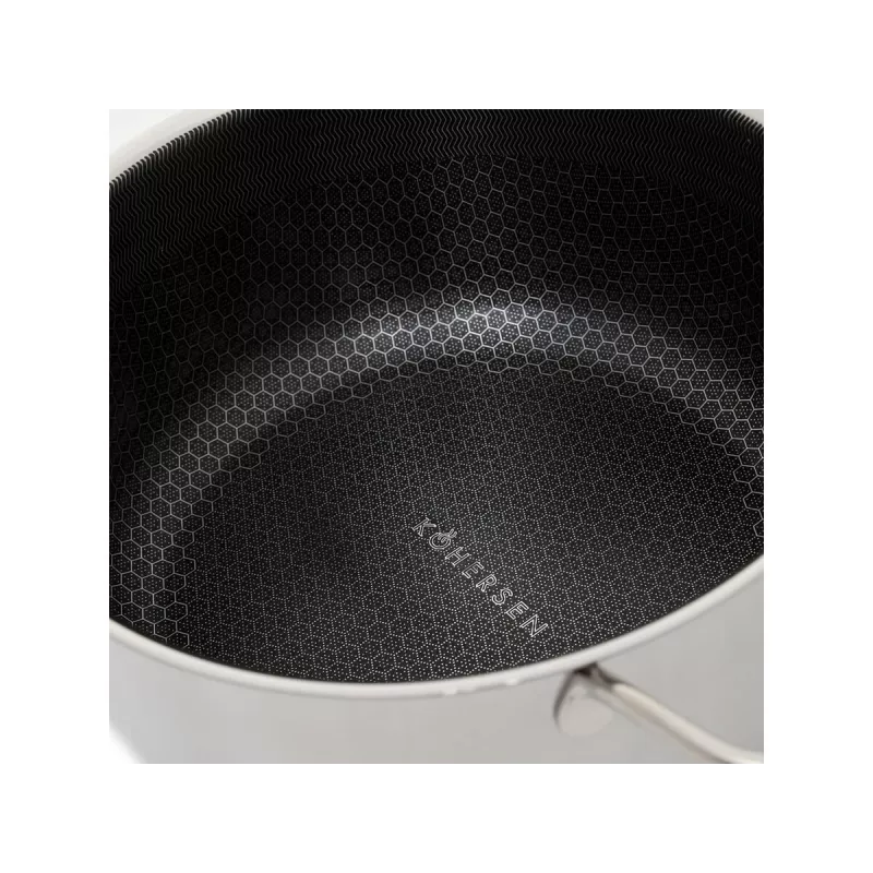 Garnek Kohersen Black Cube 24 cm z pokrywą
