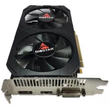 Karta graficzna BIOSTAR Radeon RX 560 4 GB GDDR5, 128-bitowa, PCIe 3.0, 1275/1175 MHz, HDMI+DP+DVI