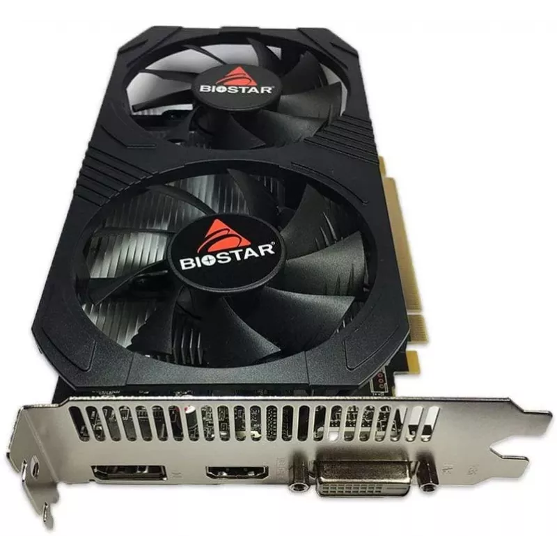 Karta graficzna BIOSTAR Radeon RX 560 4 GB GDDR5, 128-bitowa, PCIe 3.0, 1275/1175 MHz, HDMI+DP+DVI