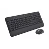 Logitech Signature MK650 for Business - Zestaw klawiatury i myszy - Bezprzewodowy - 2,4 GHz, Bluetooth LE - QWERTY - Hiszpański - Grafit