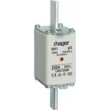 Hager LNH1250M. Szerokość: 135 mm, Głębokość: 135 mm, Wysokość: 64,5 mm (LNH1250M)