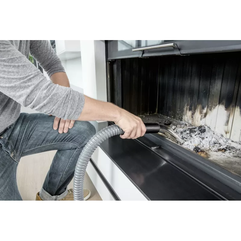 Odkurzacz do popiołu Karcher AD 4 Premium — 17 l, 600 W, bezworkowy, wąż metalowy, rura chromowana