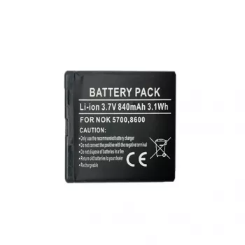 Zapasowy cyfrowy akumulator BP-5M do Nokii 5700 / 7390 3,7 V 1000 mAh