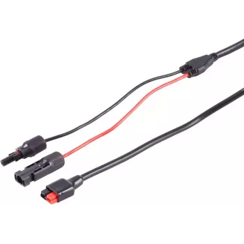 Kabel ShiverPeaks BS02-450416 3 m miedziany złącze MC4 czarny czerwony