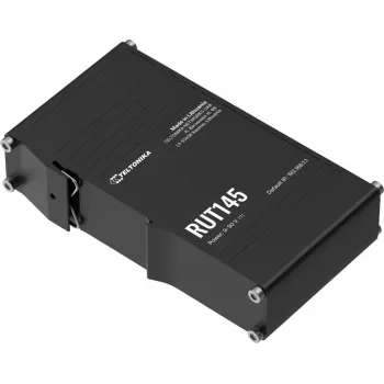 Router TELTONIKA RUT145 z interfejsem RS485, łącznością komórkową i wejściami/wyjściami przemysłowymi