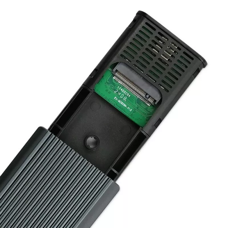 Obudowa M.2 NVMe SSD QOLTEC 52630 — USB 3.1 Gen2 10Gb/s, dla dysków M.2 NVMe