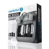 Ładowarka do akumulatorów everActive NC-900U Uniwersalna DC — ładuje AA, AAA, C, D, 9V, do 6 ogniw, czarna