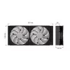 ENDORFY Navis F280 ARGB Obudowa komputera Chłodzenie cieczą All-in-one 14 cm Czarny 1 szt.
