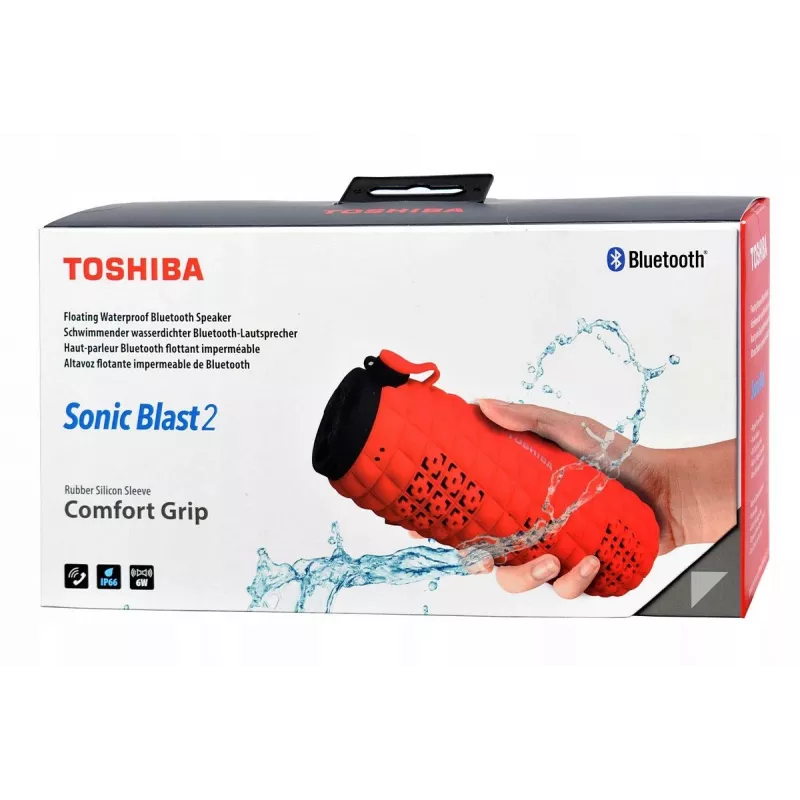 Głośnik przenośny Toshiba Sonic Blast 2 TY-WSP80 Czerwony