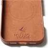 Mujjo Full Leather Case MagSafe etui do iPhone 17 Brązowy