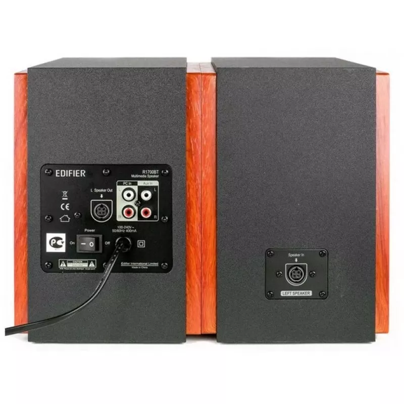 Edifier R1700BT - Głośnik - Półkowy - Bezprzewodowy - Bluetooth - 66 W (łącznie) - dwudrożny - Czarny (R1700BT Czarny)