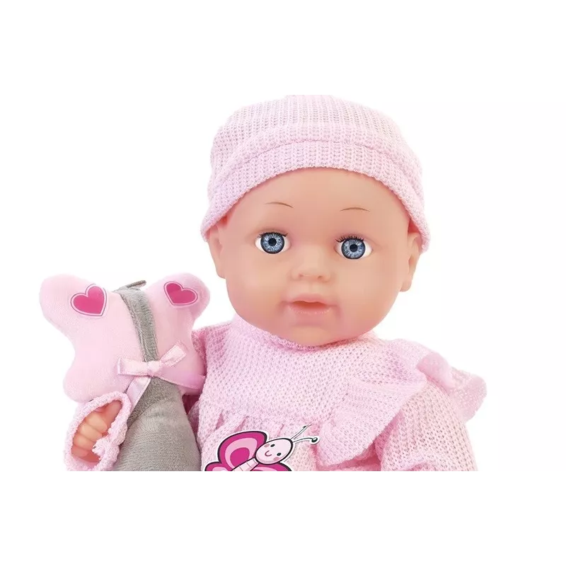 Lalka Artyk Natalia 33 cm z zabawką - lalka bobas Artyk 33 cm z akcesorium