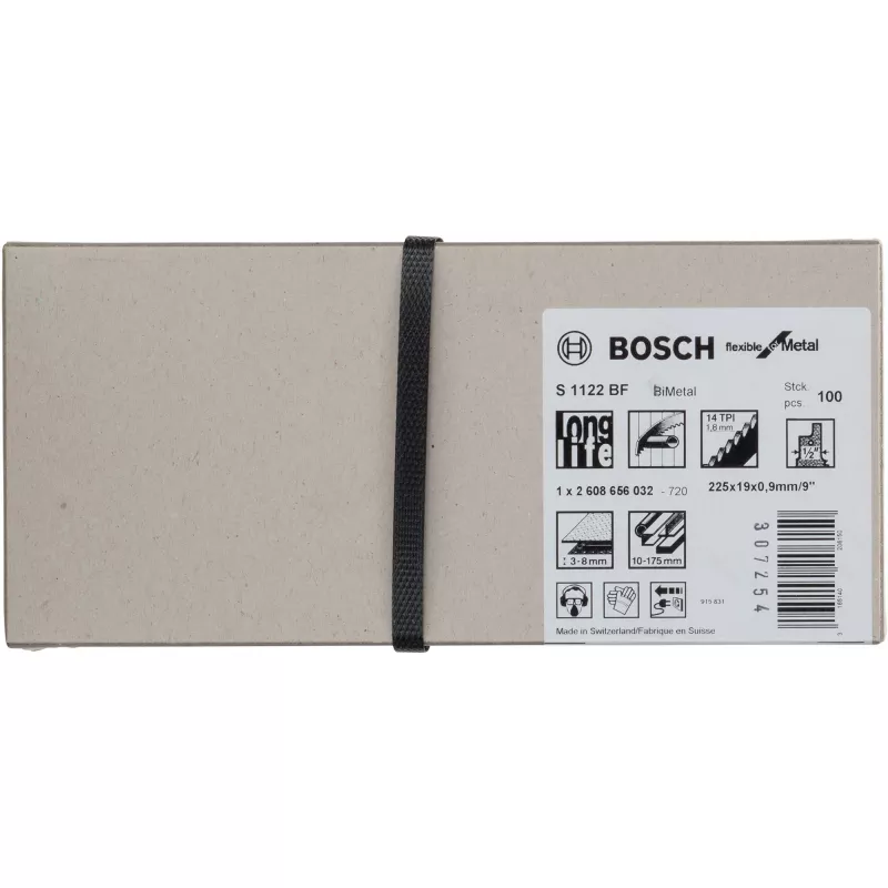 Bosch S 1122 BF, Rura, Profil, Blacha (gruba), 1.8 mm