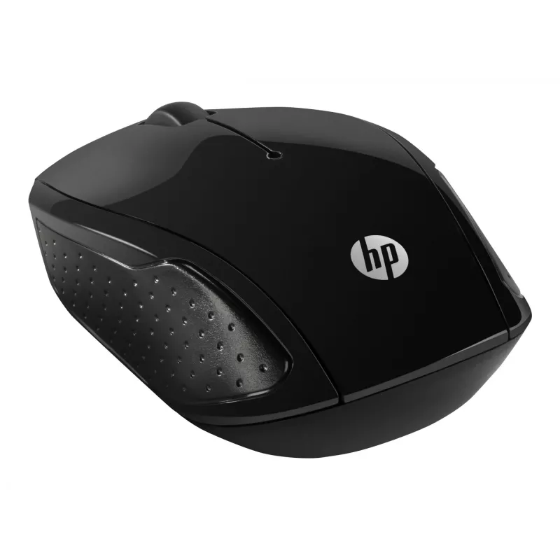 HP Wireless mysz 200, symetryczna, optyczna, RF bezprzewodowa, 1000 DPI, czarna