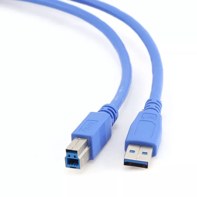 Gembird - Kabel USB - USB Type A (M) do USB Type B (M) - USB 3.0 - 1.8 M - Forma wtryskowa - Niebieski