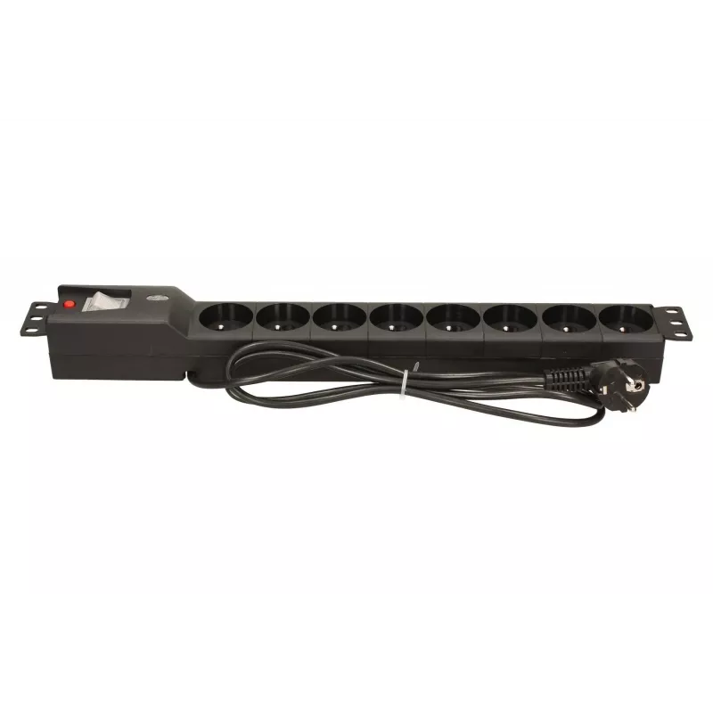 LESTAR LXARM 810 G-A K.:CZ 1,5M 19PDU Czarny 8 gniazd AC 230 V 1,5 m