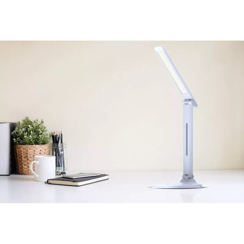 Lampa biurkowa Hawk HW-LAMP01 Biała LED regulowana jasność, regulowane ramię