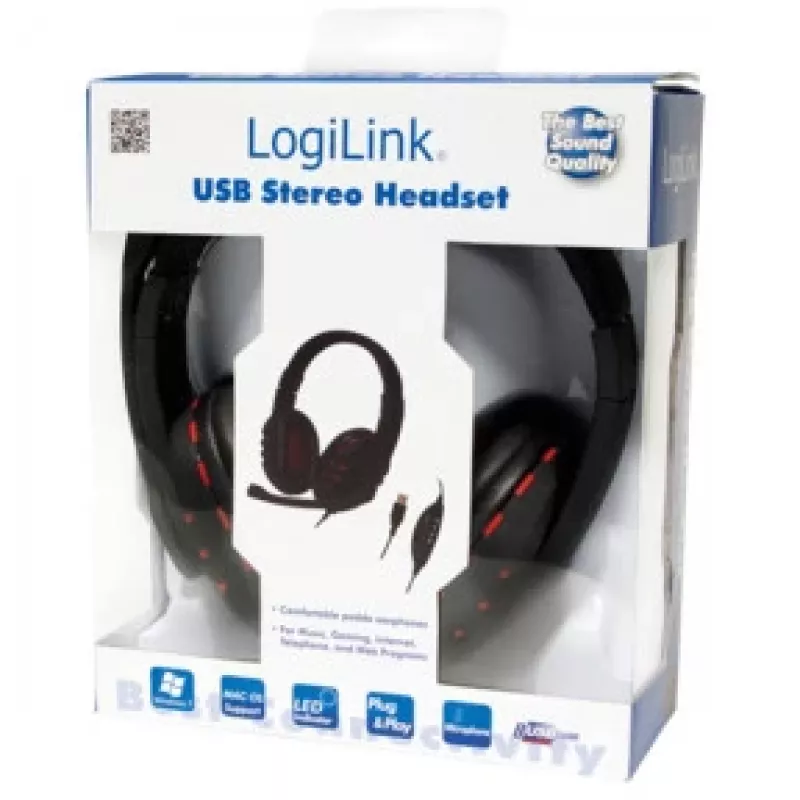 Zestaw słuchawkowy LogiLink HS0033