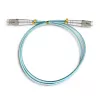 Qoltec - kabel krosowy - LC/UPC Multimod (M) do LC/UPC Multimod (M) - 1 m - światłowód - Duplex - 50/125 mikronów - OM3 - bezhalogenowy