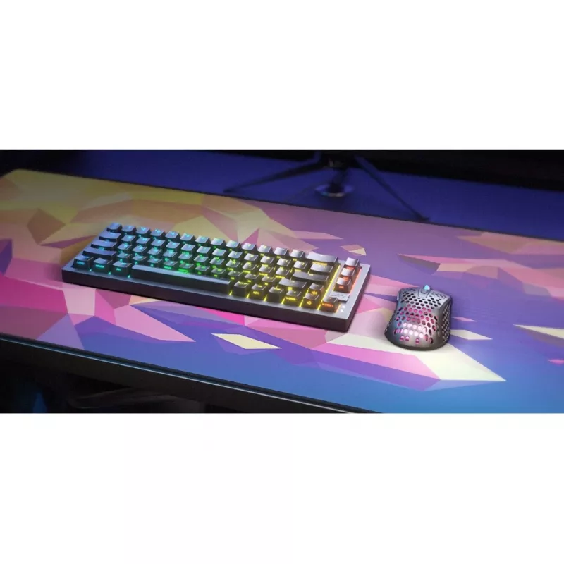 CHERRY XTRFY GP5-XL-LITUS-PINK - Różowy - ilustracja - materiał - tkanina - guma - antypoślizgowa podstawa - podkładka pod mysz gamingowa (GP5-XL-LITUS-PINK)