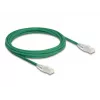 Kabel sieciowy DeLOCK RJ45 Cat.6A wtyk do wtyku 3m zielony