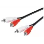 Kabel audio Microconnect AUDCC05 0,5 m 2 x RCA Czarny