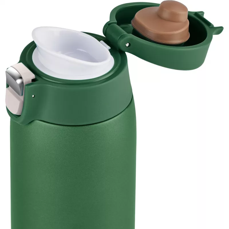 Kubek termiczny EMSA N2151900, ciemnozielony, 0,4 L, klapka