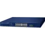Przełącznik zarządzalny PLANET GS-2210-16P2S 16-portowy 10/100/1000T PoE 240W