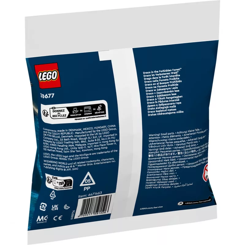 Zestaw konstrukcyjny LEGO Harry Potter model 30677 – scena z minifigurką Draco w Zakazanym Lesie