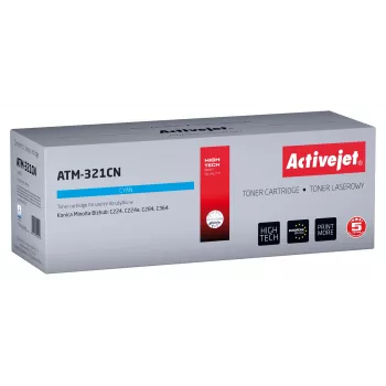 Activejet ATM-321CN Toner (zamiennik dla Konica Minolta TN321C; Supreme; 25.000 stron; cyjan)