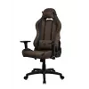 Fotel gamingowy Arozzi Torretta SuperSoft — ergonomiczny brązowy, konstrukcja zapewniająca wsparcie