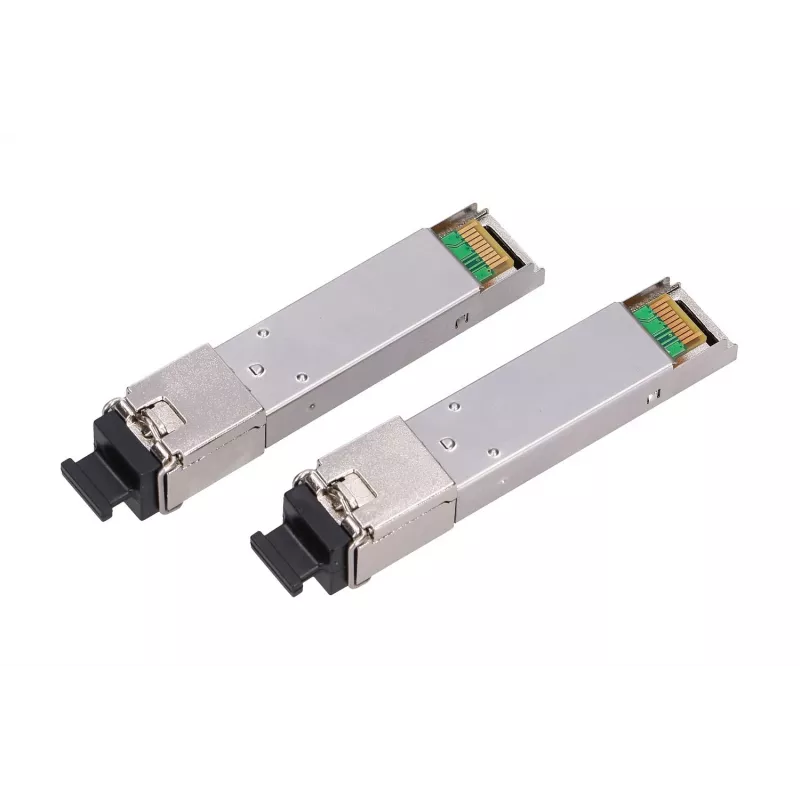 Para transceiverów światłowodowych SFP WDM Extralink 1.25G 1310/1550nm jednomodowy 3km SC DOM