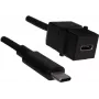 Przedłużacz USB Bachmann 917.1212 24‑pin USB-C męski na żeński 50 cm USB 3.1 Power Delivery 60W