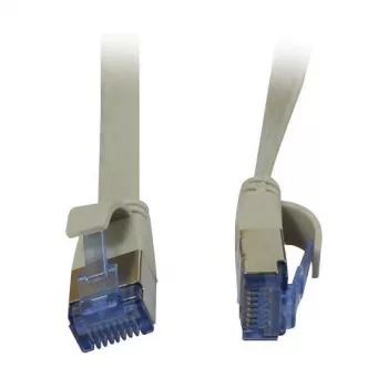 Kabel krosowy RJ45 - CAT6A 500 MHz - 1,5 m - szary - U/FTP - płaski - AWG32 - Synergy 21