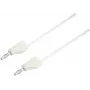 VOLTCRAFT Przewód pomiarowy [Wtyk 4 mm - Wtyk 4 mm] 0.5 m Biały MSB-300 (MSB-300-0.5-WS)