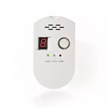 Nedis DTCTG10CWT detektor gazu LPG, gaz ziemny