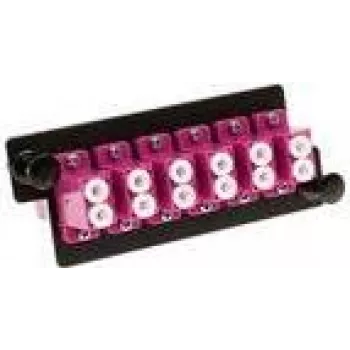 Płyta adaptera światłowodowego ACT FA2155 — 6x LC Duplex, 12 włókien, OM4