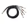Kabel InfiniBand/światłowodowy Cisco QSFP-4SFP25G-CU3M 3 m 4xSFP25G Czarny
