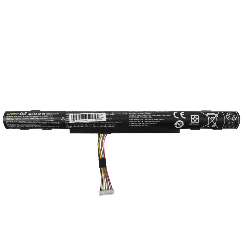Bateria zielony Cell AC68 do Acer E5-573 E5-573G E5-573TG V3-574 V3-574G TravelMate P277
