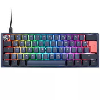 Klawiatura Ducky One 3 Mini do gier USB niebieska