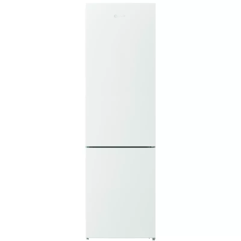 Lodówka INDESIT | INKS 1401 W4E | Klasa efektywności energetycznej E | Wolnostojąca | Combi | Wysokość 202,5 cm | Pojemność netto chłodziarki 266 L | Pojemność netto zamrażarki 120 L | 38 dB | Biała