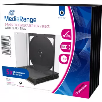 Pudełko na płyty optyczne MediaRange BOX31-2