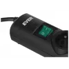Ever Optima 5m Czarny 6 gniazd AC 250 V