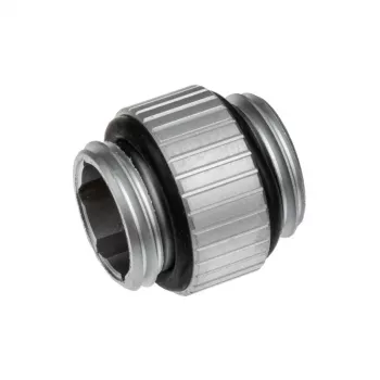 Złączka EK Water Blocks Mosiądz Satin Steel Tytan Wysokość 7mm Średnica 1.65cm
