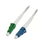 LWL-1-Fiber-Patchk. 1.5mtr.LC-LC(APC8Grad) - 9/125u - bevel - G657.A2 - Synergy21 -